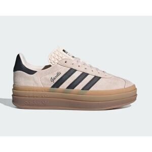 Adidas $120 Wonder Quartz + Black Gazelle Bold Sneaker Shoes
